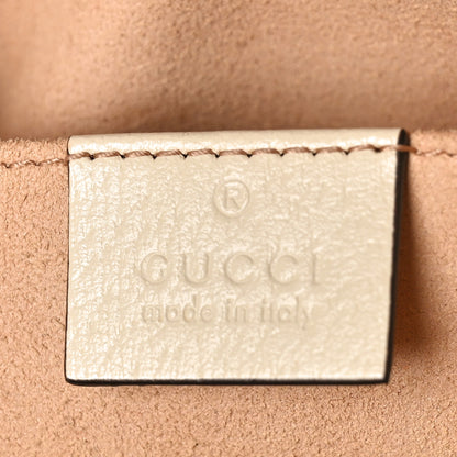 Gucci GG Supreme Monogram Textured Dollar Calfskin Web Small Ophidia Dome Shoulder Bag Beige Ebony Mystic White 6 of 9