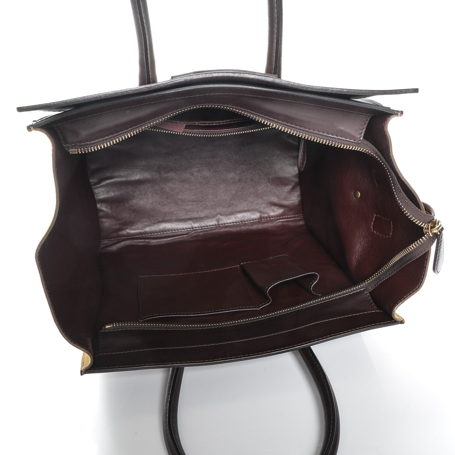 Celine Python Smooth Calfskin Mini Bi-Color Luggage Natural 5 of 8