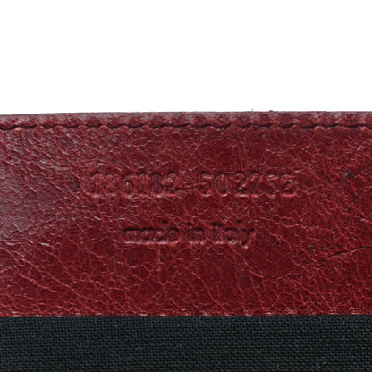 Balenciaga Agneau Giant 21 Silver Hardware Envelope Clutch Dark Wine 8 of 8