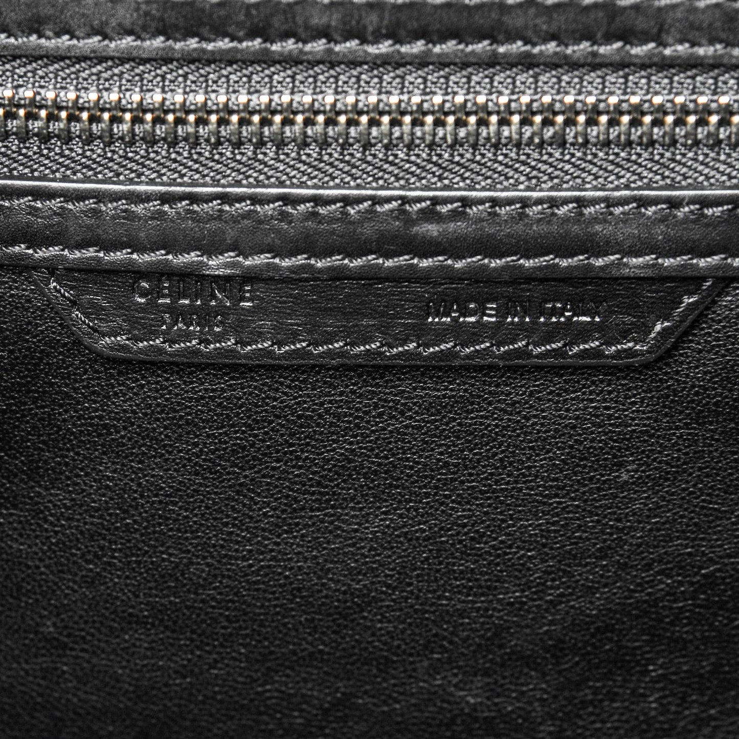 Textured Calfskin Suede Mini Tri-Color Luggage Sand