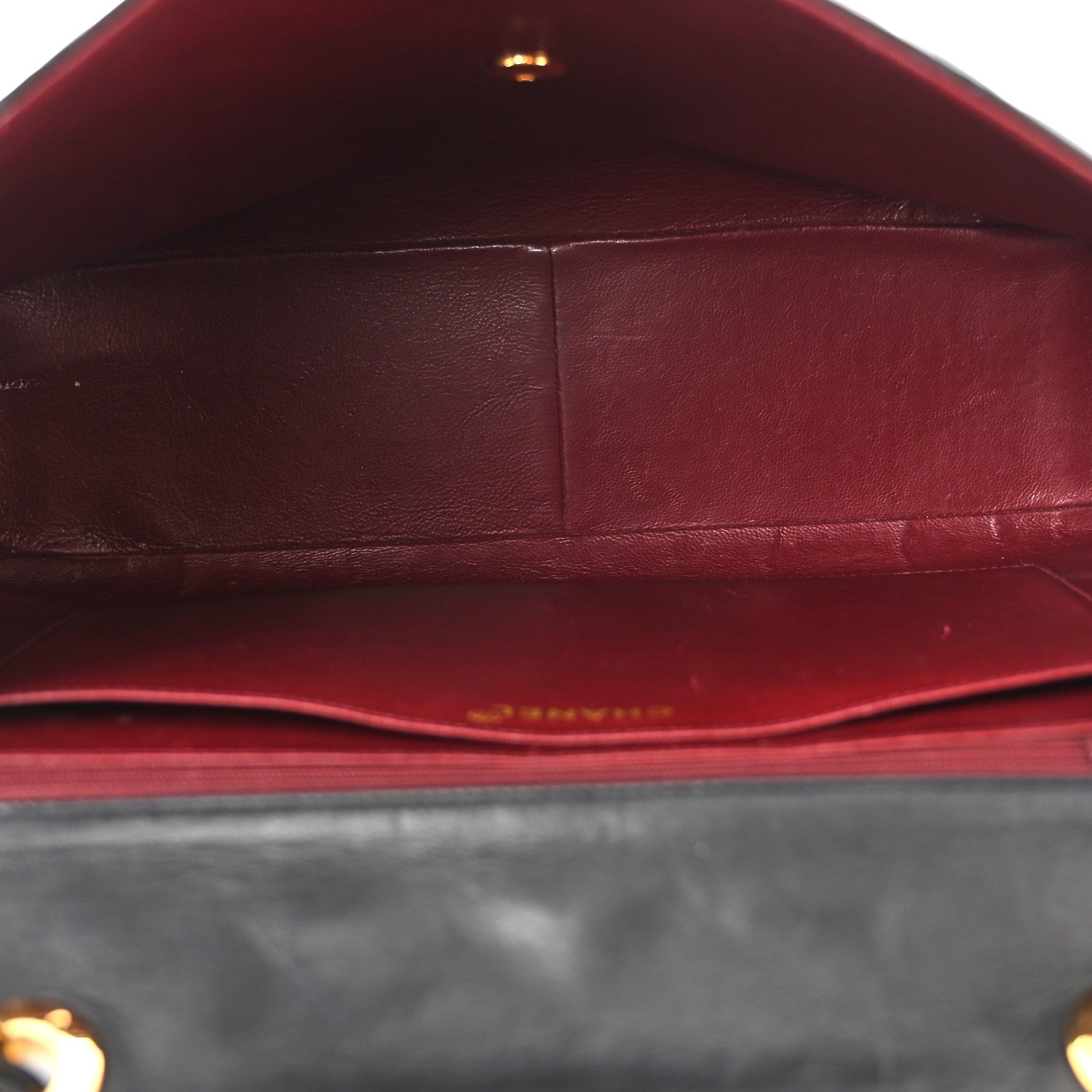 Chanel Lambskin Quilted XL Jumbo Single Flap Black 5 of 14