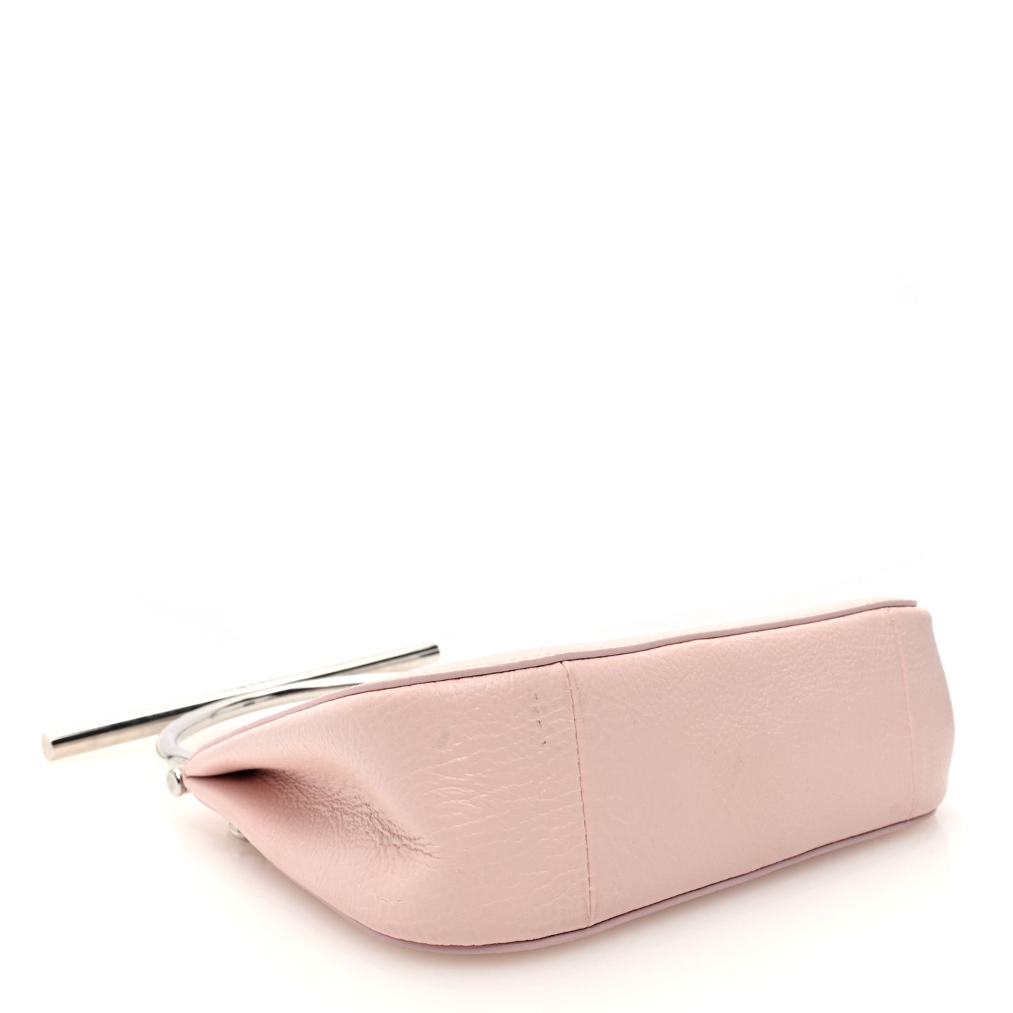 Graned Lambskin Mini T-Bar Bag Venus Pink