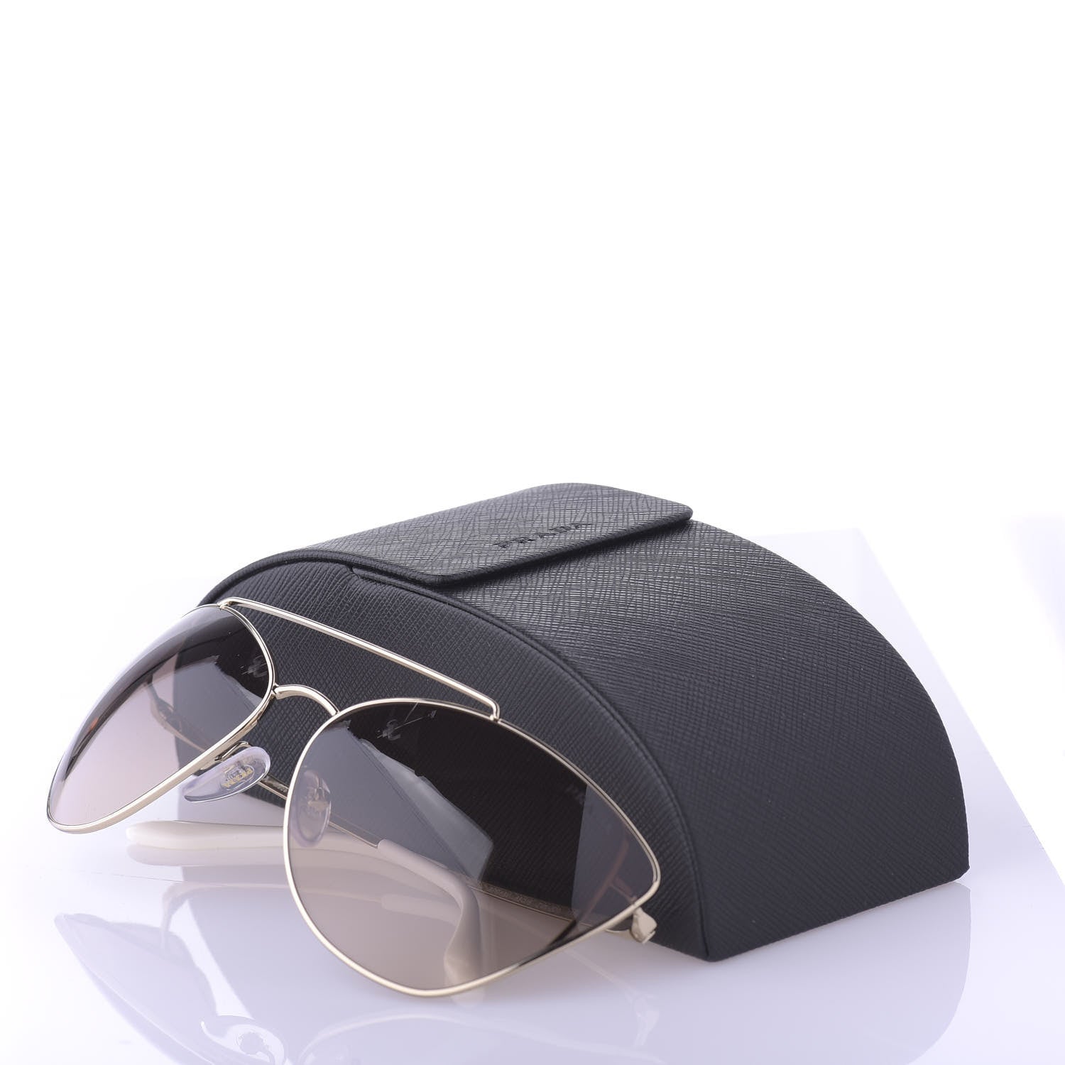 Prada Sunglasses SPR 65V Light Gold 9 of 9
