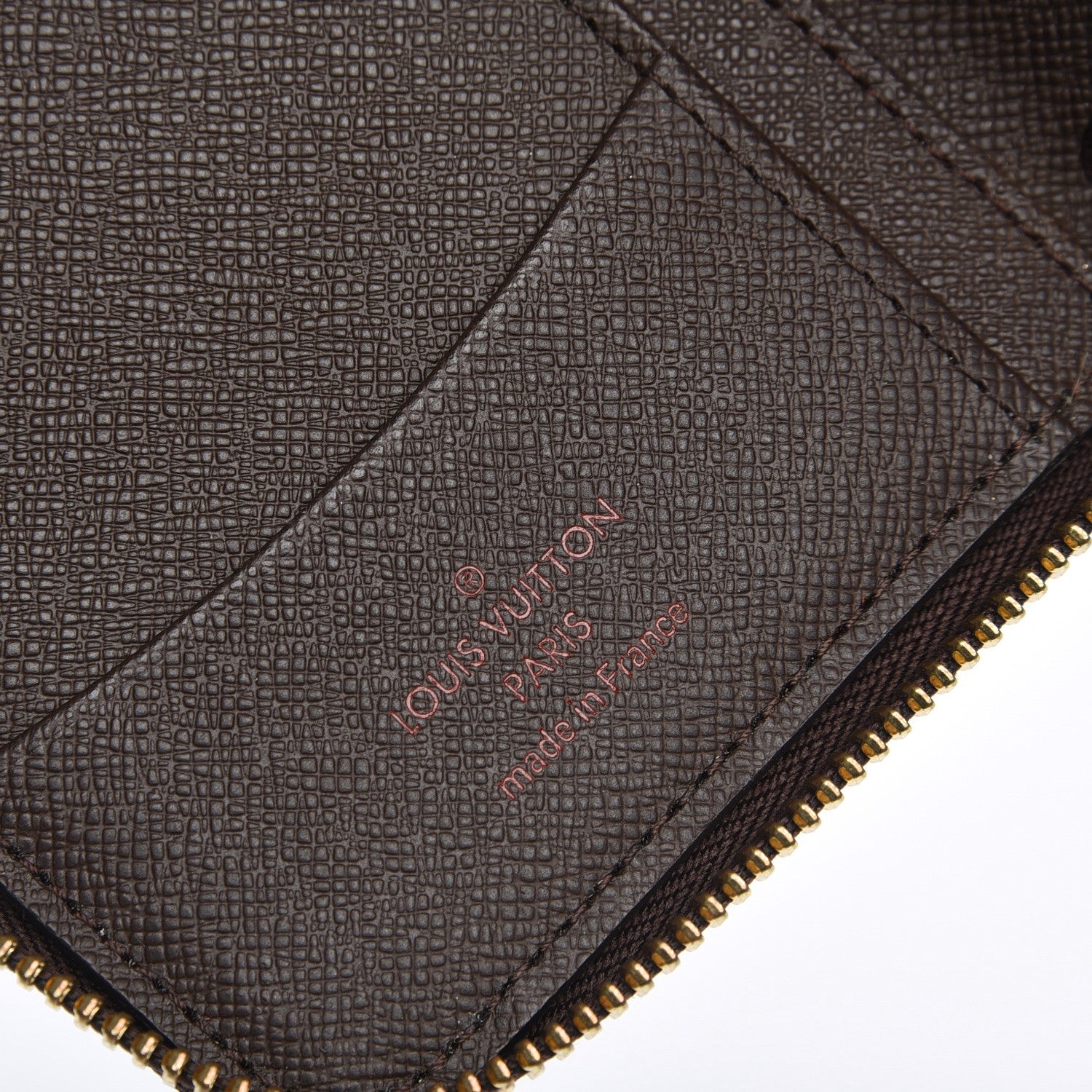 Louis Vuitton Damier Ebene Zippy Compact Wallet 7 of 9