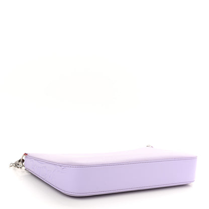 Christian Louboutin Calfskin Empire Loubila Pouch on Chain Lilac Smoke Rosy 4 of 9