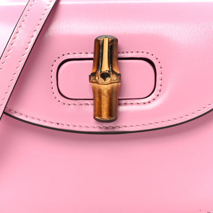 Gucci Boarded Dyana Lux Calfskin Web Mini Bamboo 1947 Top Handle Bag Nice Pink 8 of 10