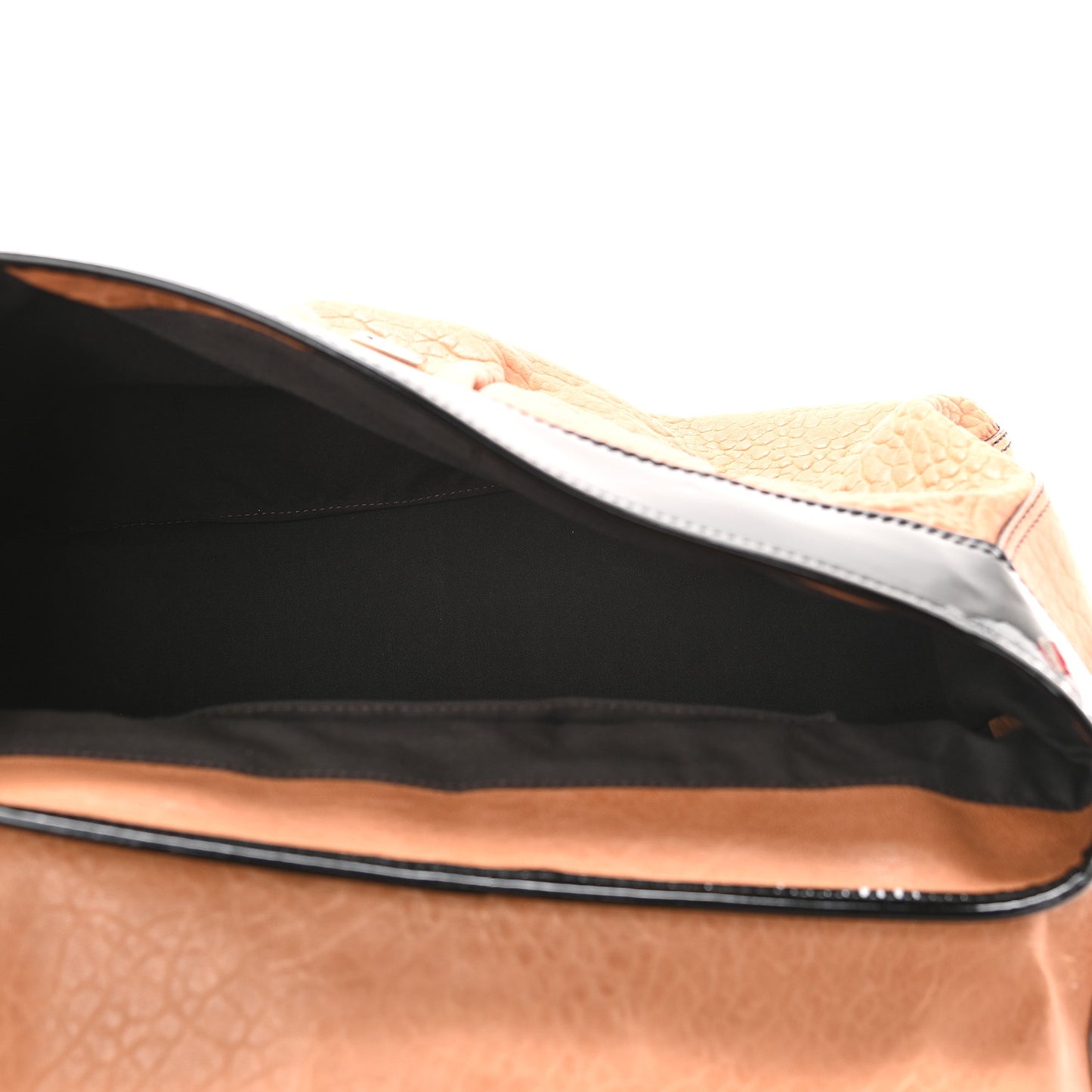 Nappa Patent Large B Bag Osso Black