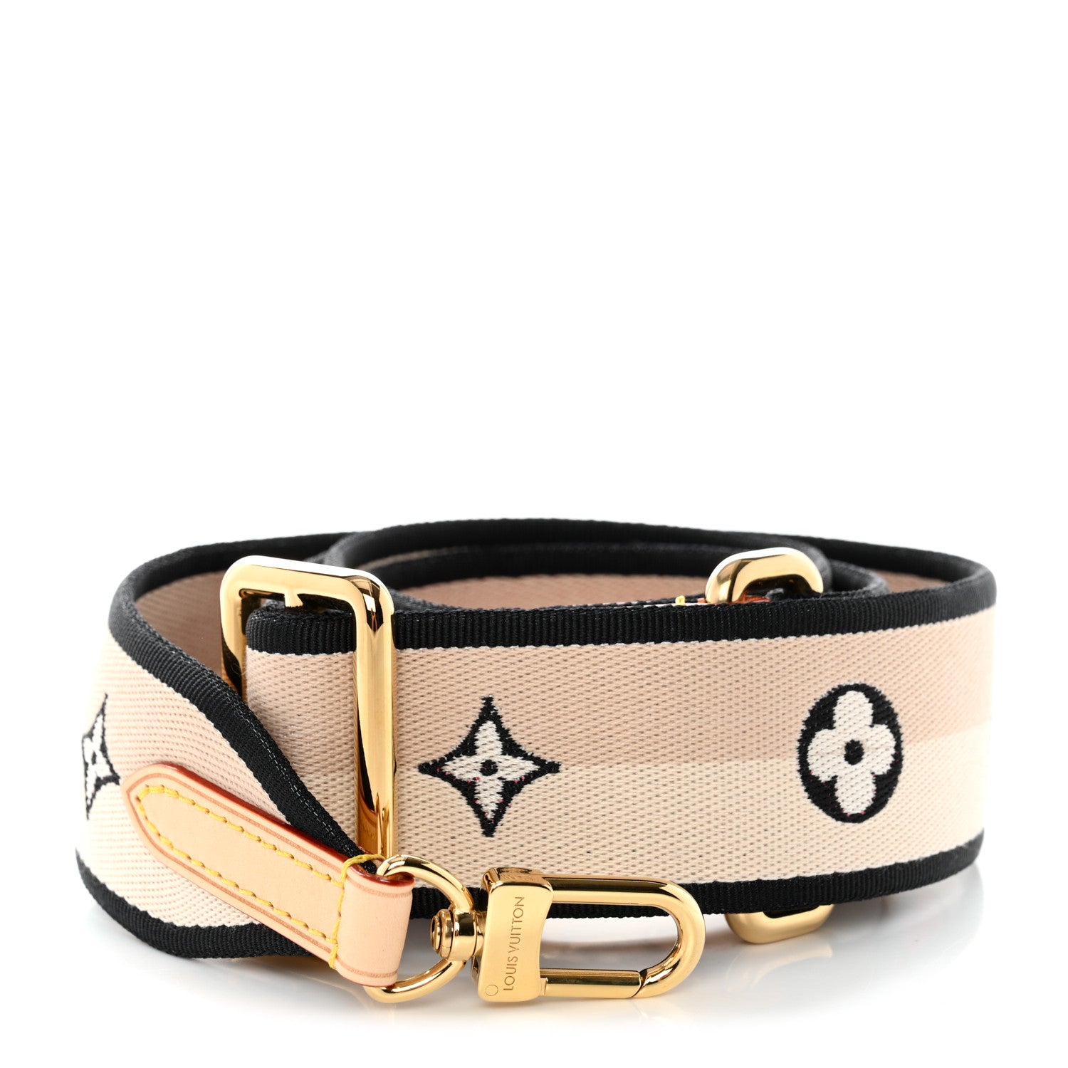 Louis Vuitton Jacquard Speedy Bandouliere 20 Shoulder Strap Black 1 of 5