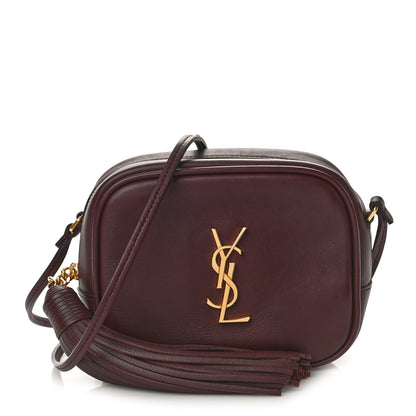 Saint Laurent Nappa Monogram Blogger Bag Bordeaux 1 of 9