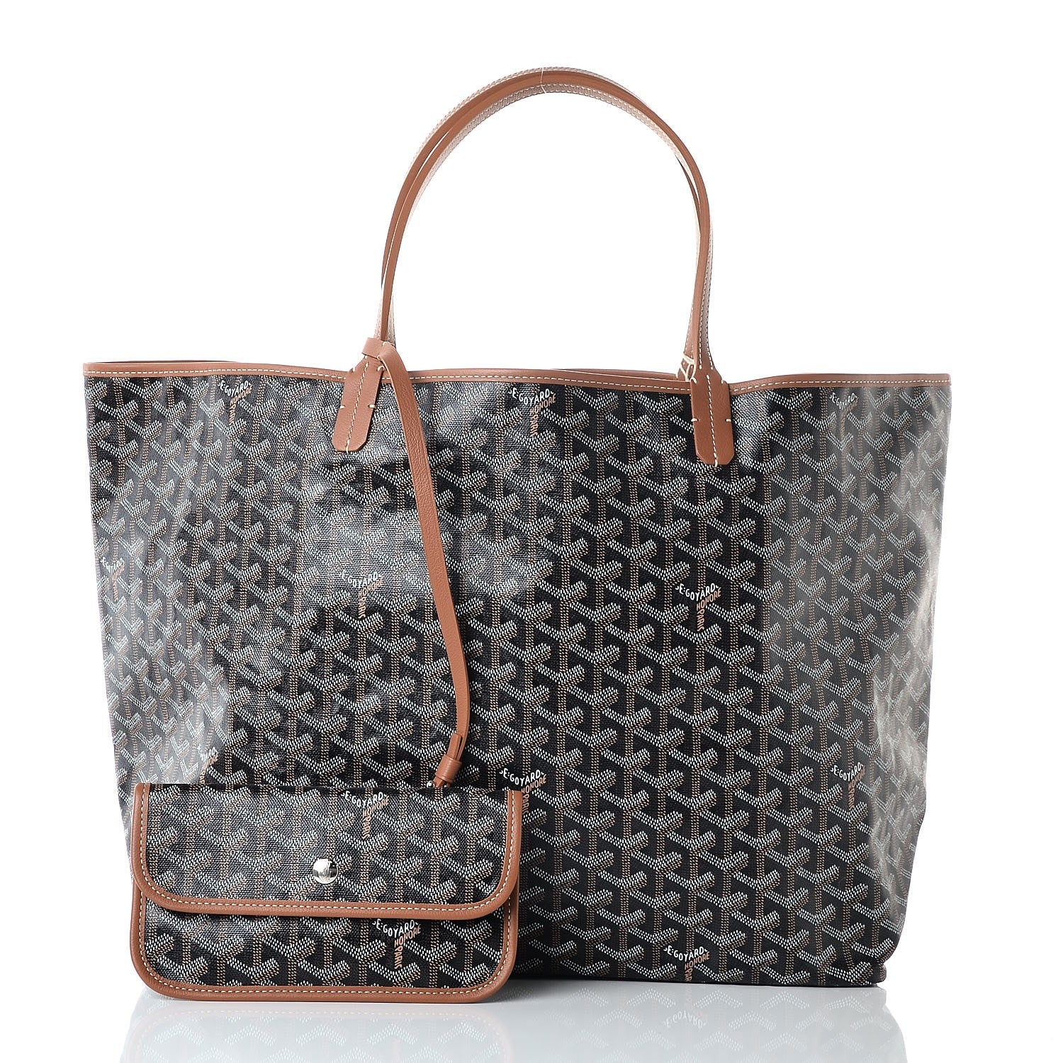 Goyard Goyardine Saint Louis GM Black Gold 1 of 11