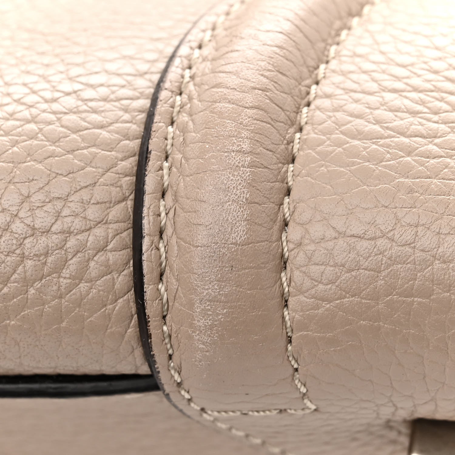 Celine Drummed Calfskin Mini Luggage Dune 13 of 15