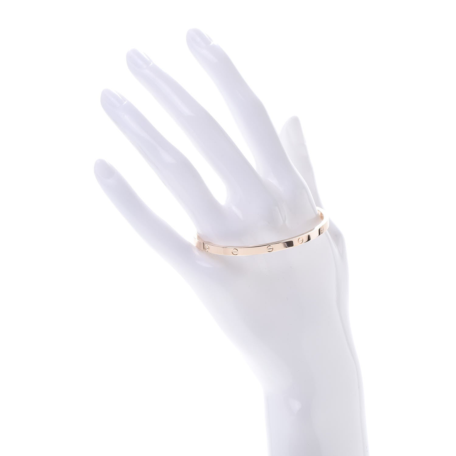 Cartier 18K Pink Gold Small LOVE Bracelet 17 2 of 5