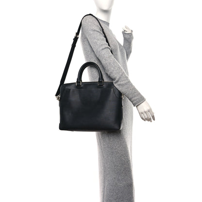 Louis Vuitton Epi Oliver Briefcase Black 2 of 12