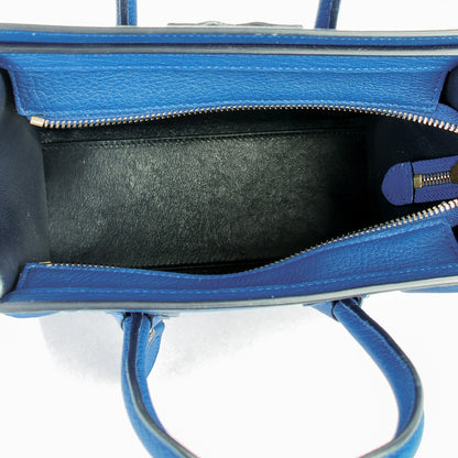 Celine Goatskin Nano Luggage Sea 5 of 8