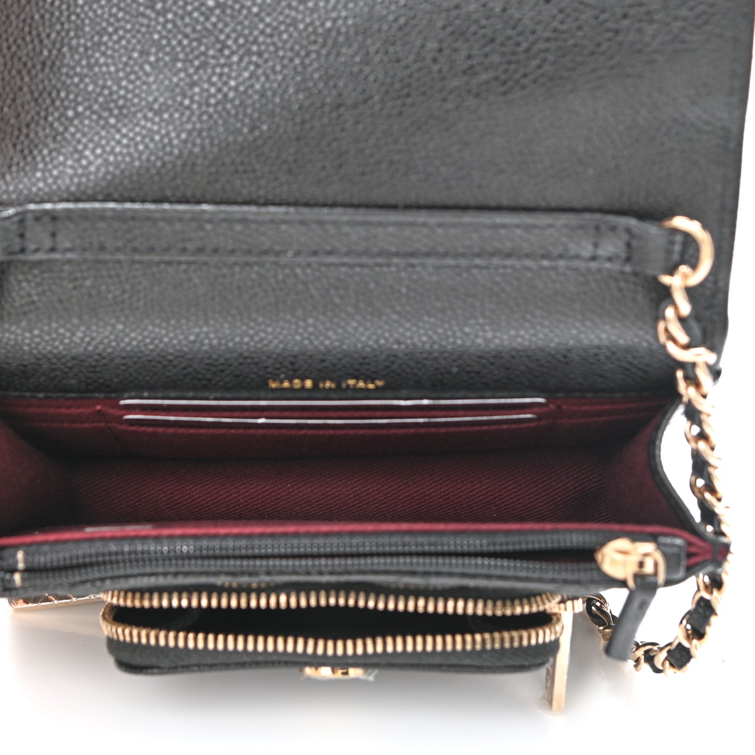 Chanel Caviar Quilted Business Affinity Clutch With Chain Black 4 of 11