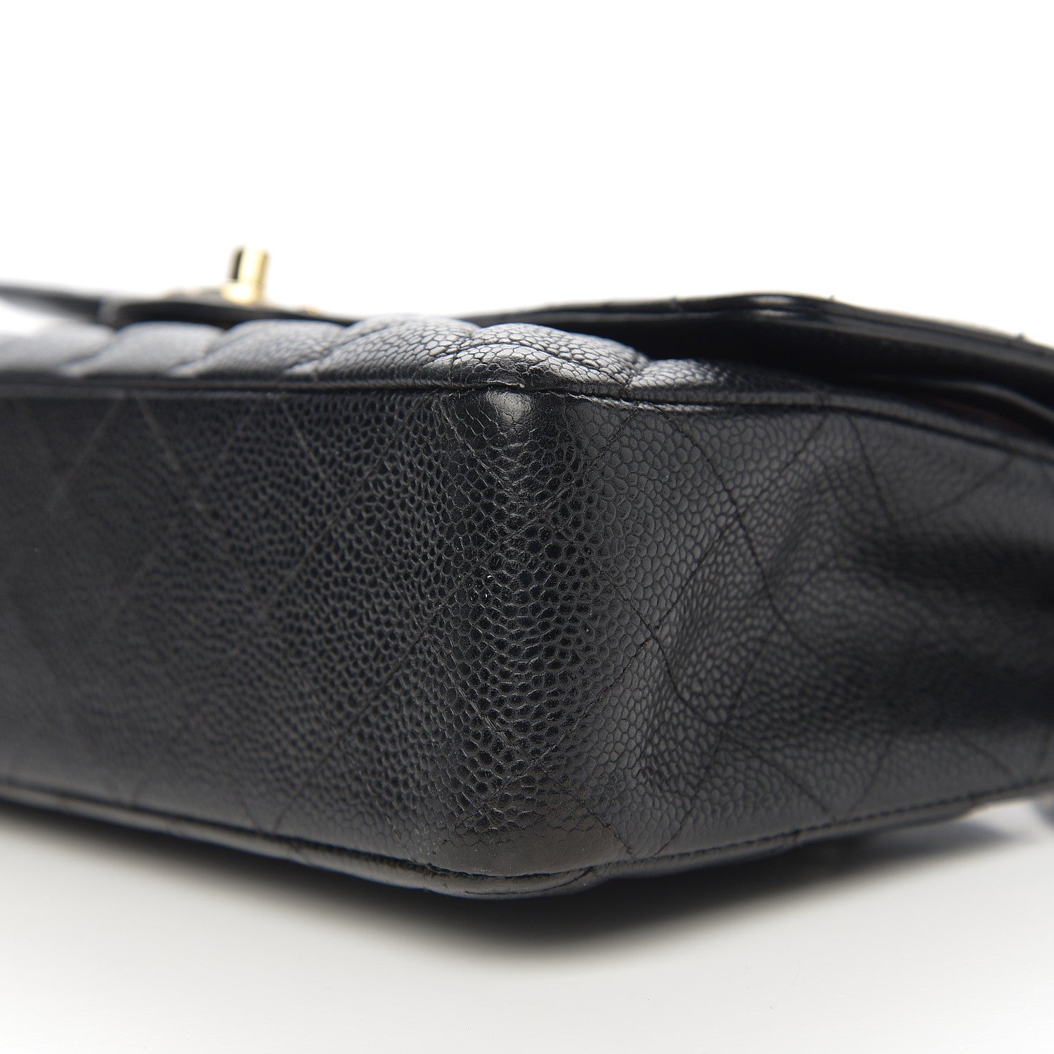 Chanel Caviar Quilted Medium Double Flap Black 10 of 12