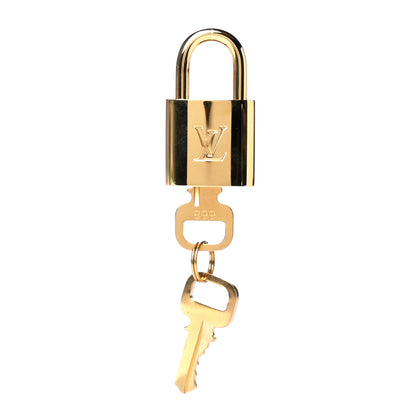 Louis Vuitton Brass Lock and 2 Keys Set #668 1 of 5