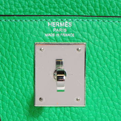 Hermes Taurillon Clemence Kelly Retourne 28 Bambou Bamboo 21 of 26