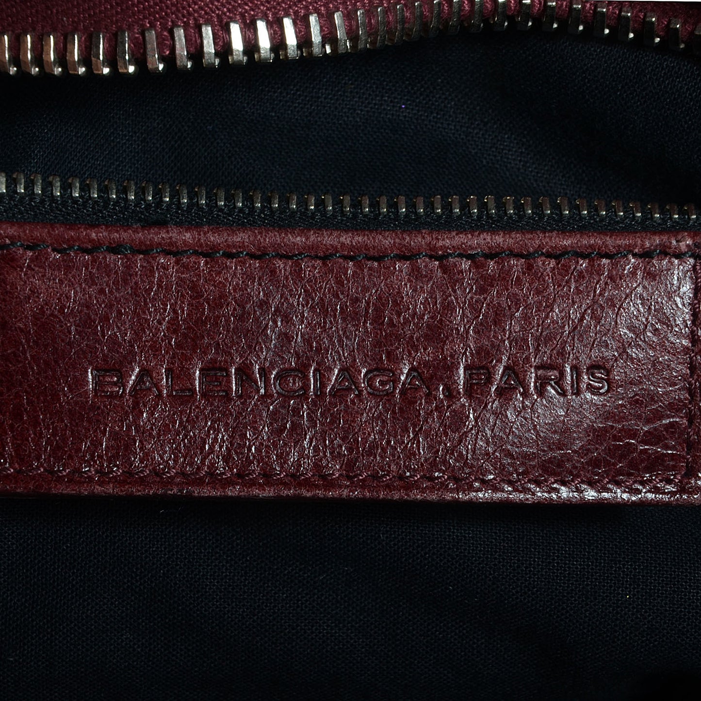 Agneau Giant 21 Silver Hardware Part Time Black Cherry