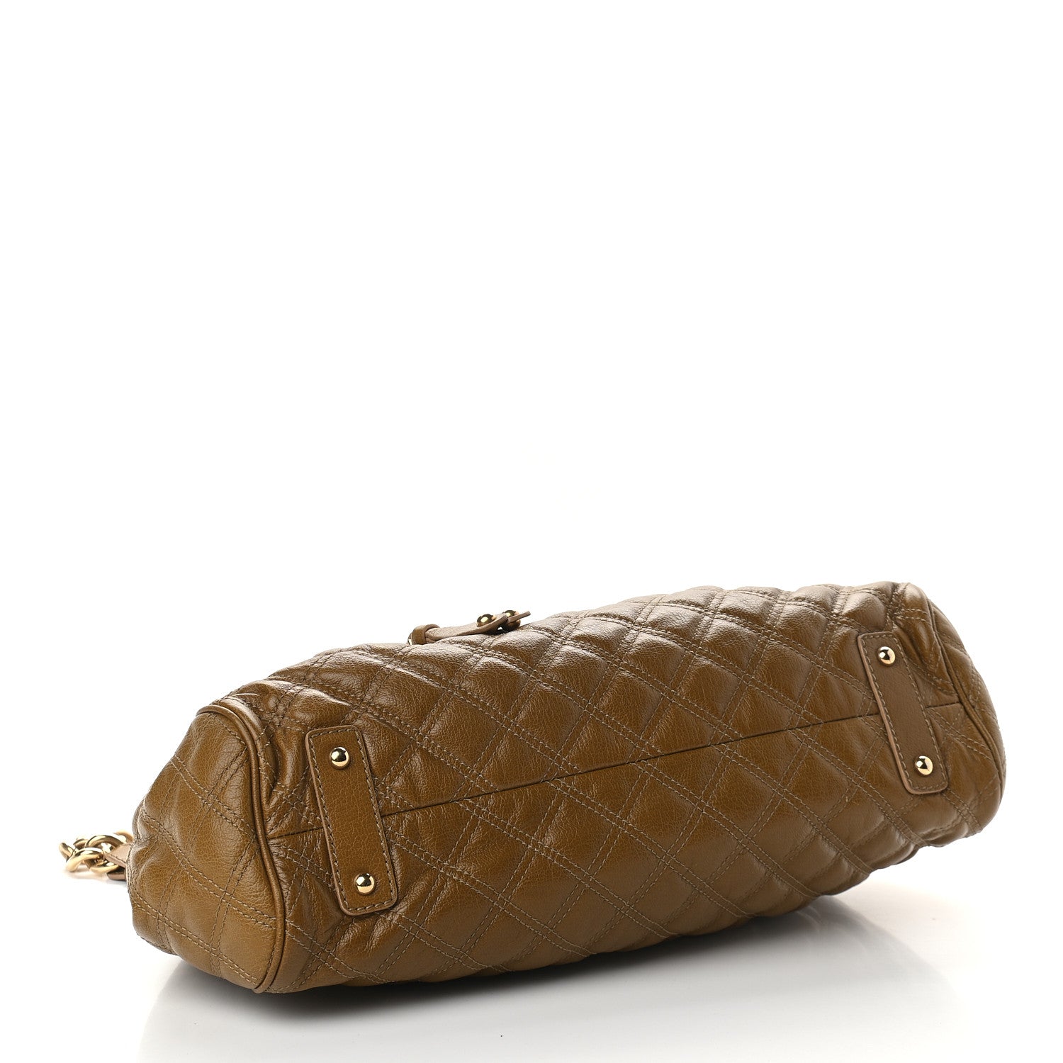 Marc Jacobs Calfskin Quilted Stam Brown 3 of 7