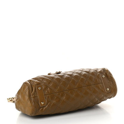 Marc Jacobs Calfskin Quilted Stam Brown 3 of 7