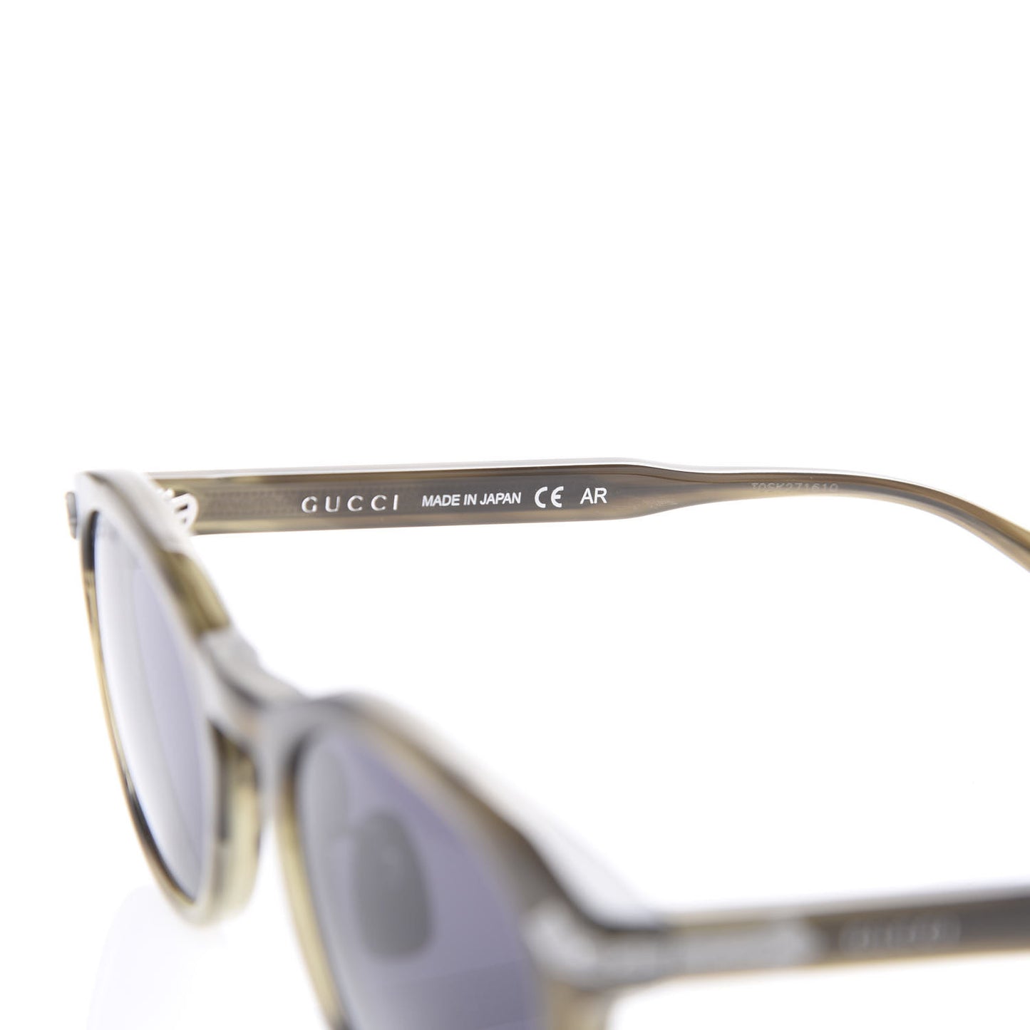 Acetate Round Metal Sunglasses GG0071S