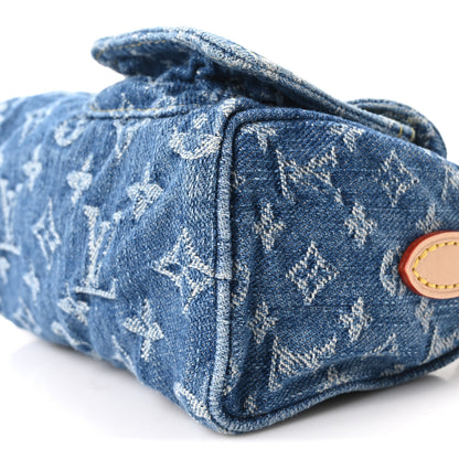 Louis Vuitton Monogram Denim Nano Speedy Blue 9 of 9