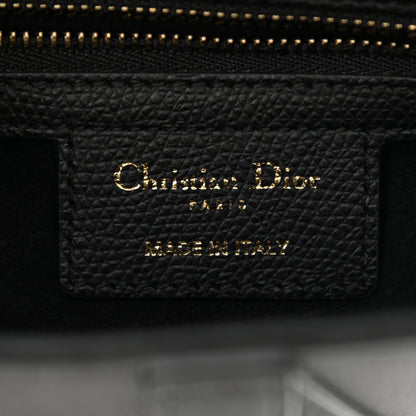 Christian Dior Grained Calfskin Saddle Bag Black 6 of 10