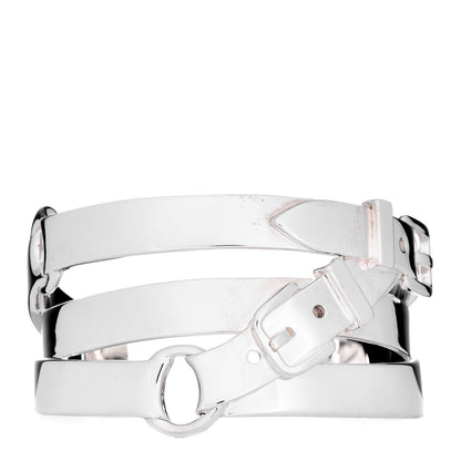 Hermes Sterling Silver MM Debridee Cuff Bracelet 1 of 6