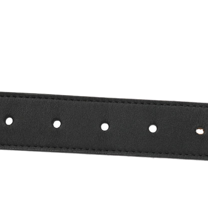 Louis Vuitton Calfskin 30mm Reversible Belt 95 38 Black Dark Brown 4 of 5