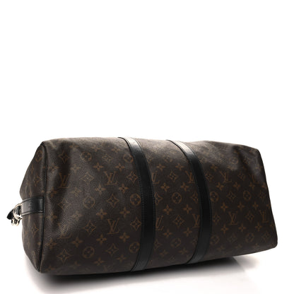 Louis Vuitton Monogram Macassar Keepall Bandouliere 45 3 of 11