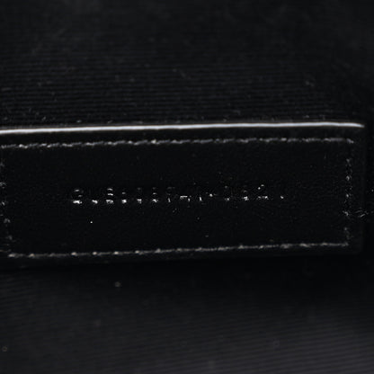 Saint Laurent Metallic Lambskin Quilted Mini Becky Double Zip Bag Argento 8 of 12