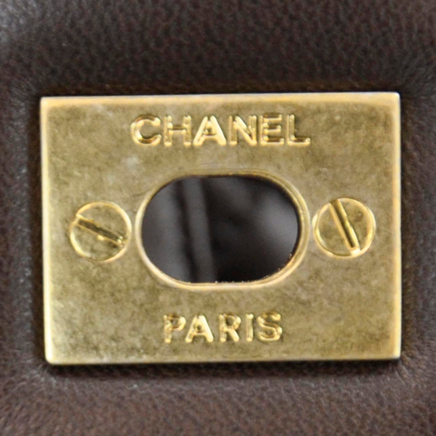 Chanel Lambskin Jumbo Single Flap Brown 10 of 10
