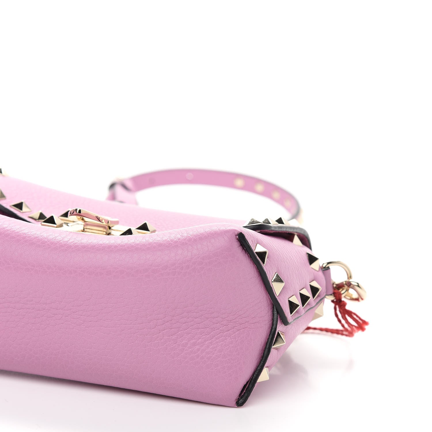Valentino Garavani Pebbled Calfskin Mini Rockstud Crossbody Bag Giacinto 7 of 7
