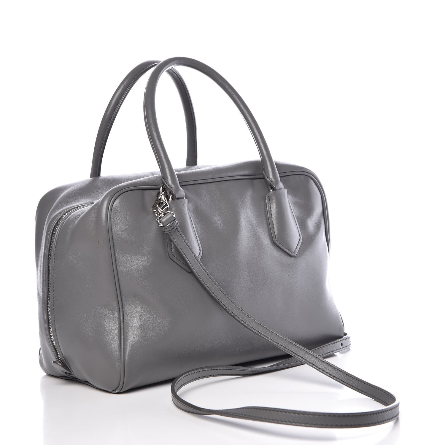 Prada Soft Calfskin Small Inside Tote Marmo Salvia 4 of 12