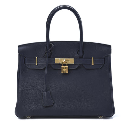 Hermes Togo Birkin 30 Bleu Nuit 1 of 12