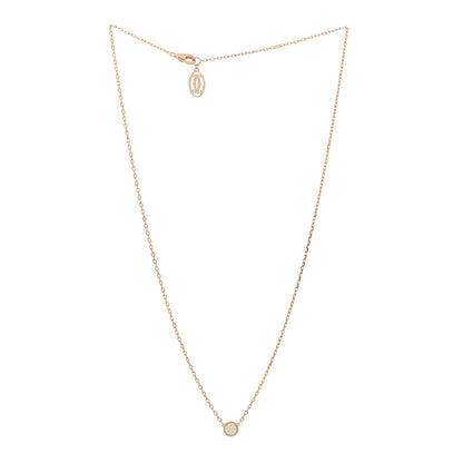 Cartier 18K Pink Gold Diamond LM D'Amour Pendant Necklace 3 of 6