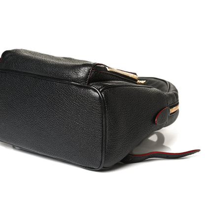Miu Miu Goatskin Madras Backpack Black 17 of 24