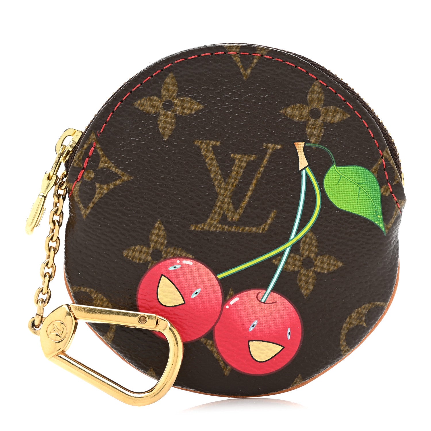 Louis Vuitton Monogram Cerises Round Coin Purse 1 of 10