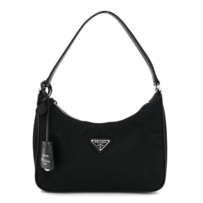 Prada Tessuto Nylon Saffiano Mini Re-Edition 2005 Bag Black 1 of 9