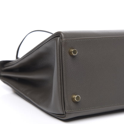 Hermes Evercolor Kelly Retourne 28 Vert De Gris 8 of 10