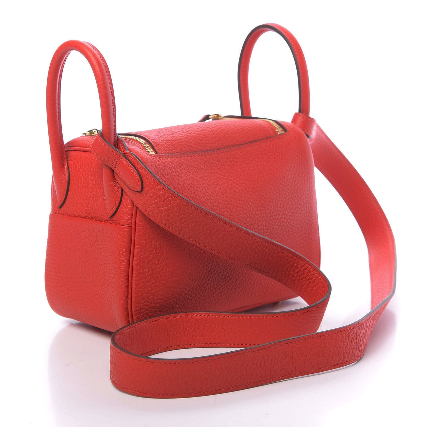Taurillon Clemence Mini Lindy 20 Rouge De Coeur