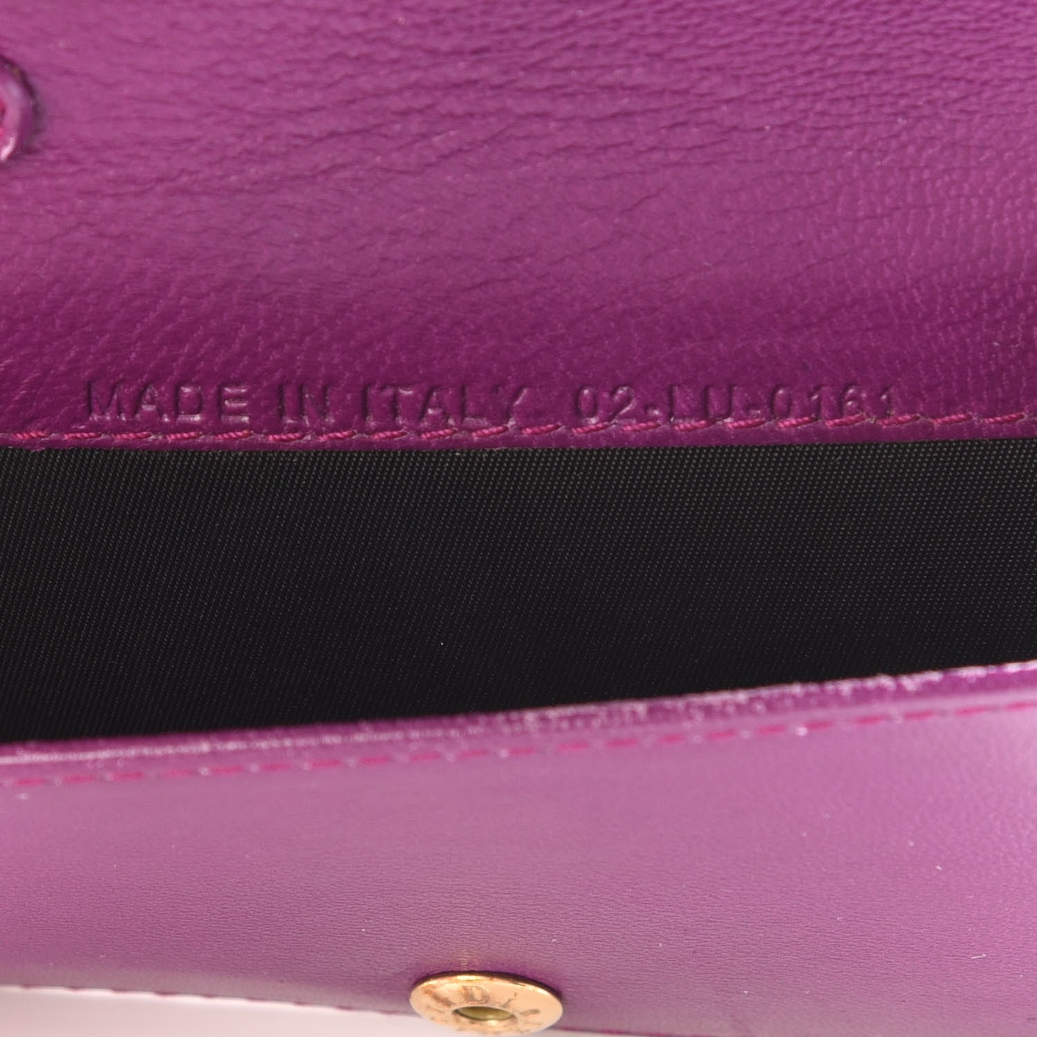 Christian Dior Patent Cannage Lady Dior Mini Wallet Black 10 of 13
