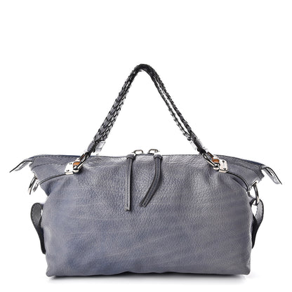 Gucci Calfskin Medium Bamboo Bar Shoulder Bag Blue 1 of 16