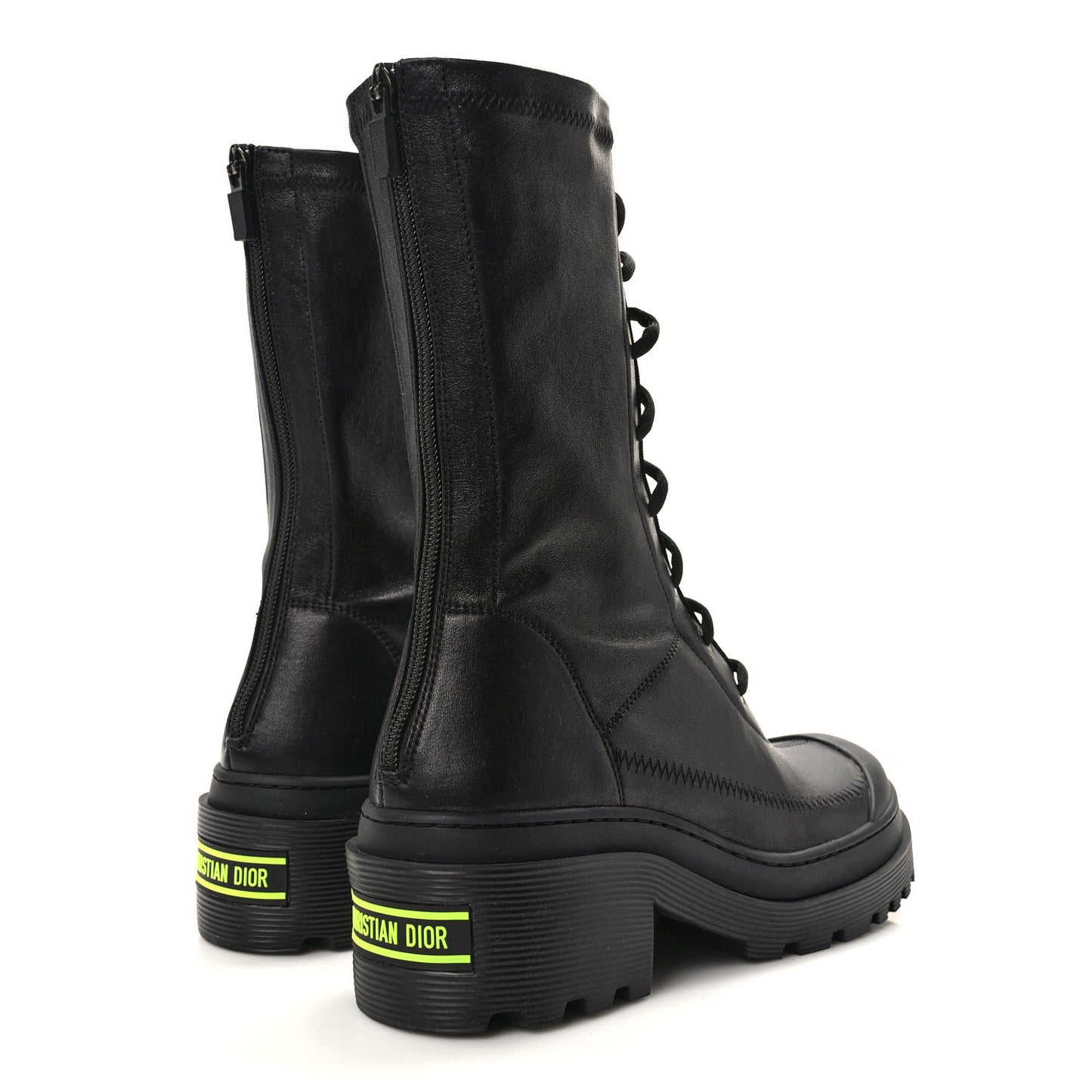 Nappa Stretch Dior Arcade Boots 37 Black