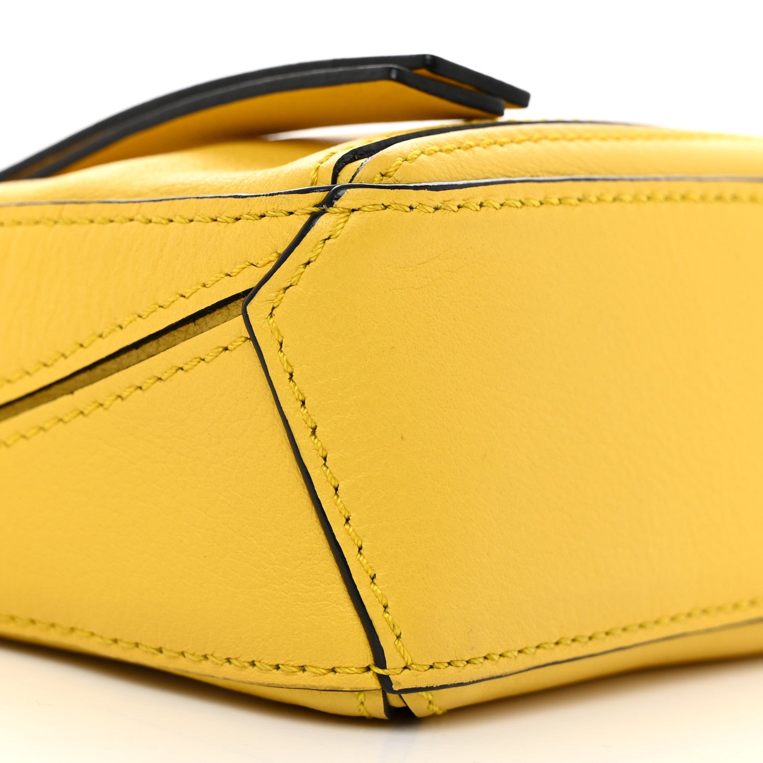 Loewe Calfskin Nano Puzzle Bag Yellow 9 of 10