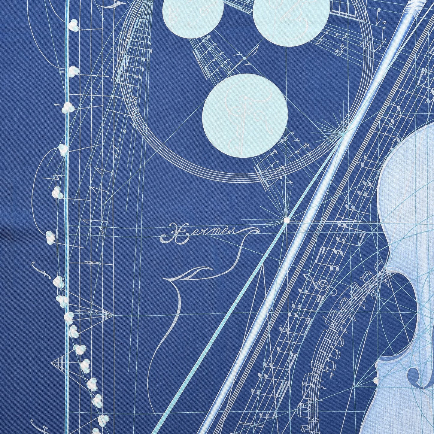 Silk La Musique des Spheres Scarf 90