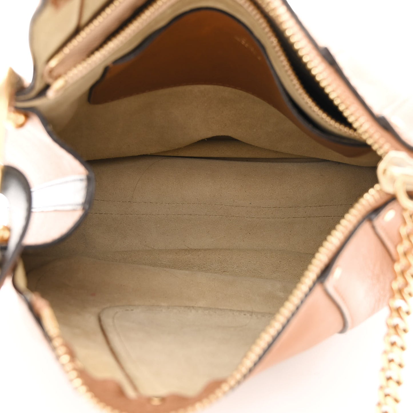Grained Calfskin Small Hayley Hobo Nut