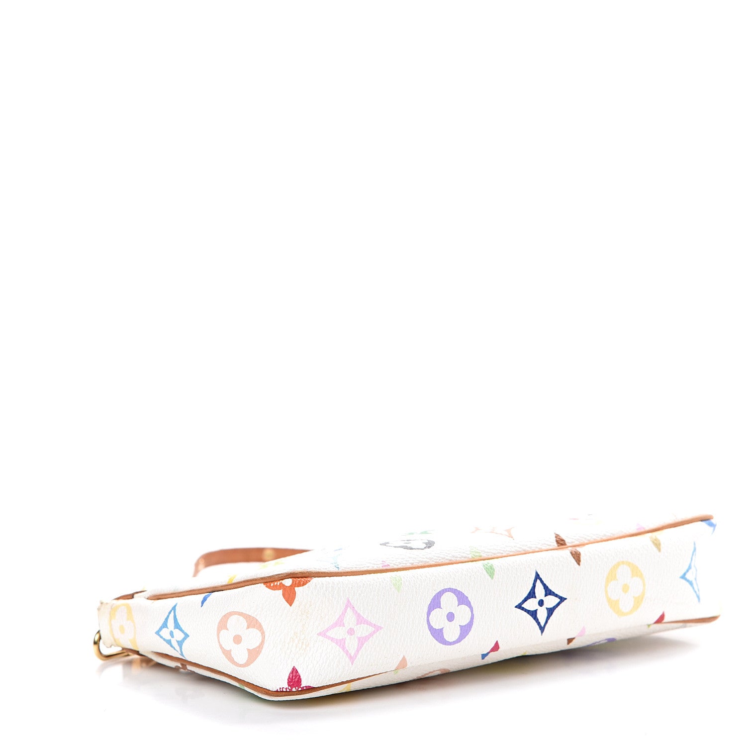 Louis Vuitton Monogram Multicolor Pochette Accessories White 3 of 13