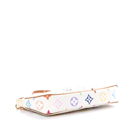 Louis Vuitton Monogram Multicolor Pochette Accessories White 3 of 13